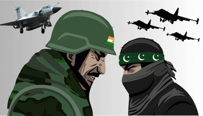 Six MiG 21 took off to push back Pakistani Air Force planes; one down