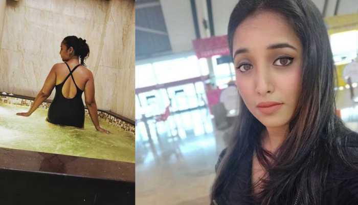 Rani Chatterjee chills in a jacuzzi, shares pic donning a black swimsuit