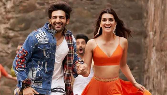 Kriti Sanon and Kartik Aaryan look adorable in this new still from Luka Chuppi