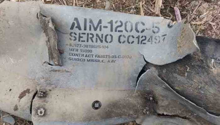 Indian Army recovers wreckage of AMRAAM missile fired by Pakistan's F-16 fighter jets