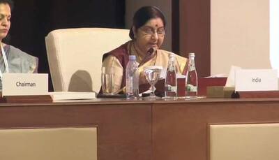 Sushma Swaraj addresses OIC meet, lays focus on terrorism; Pakistan chair remains empty