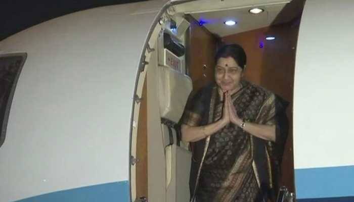 After exposing Pakistan at OIC meet in Abu Dhabi, EAM Sushma Swaraj heads home 