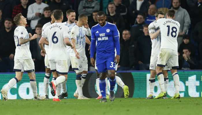 Everton looking to dent league leaders Liverpool's title chances, says defender Michael Keane