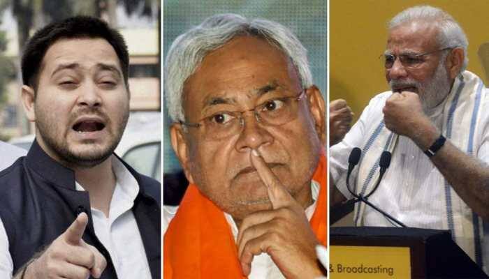 'Don't be afraid of PM': Tejashwi tells CM as Nitish, Modi share dais at election rally after 9 years