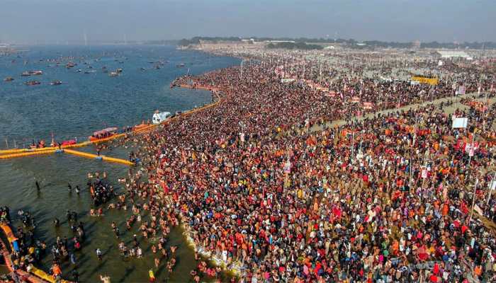 Kumbh mela to end with last holy dip on Mahashivratri on Monday