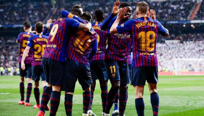 Barcelona hailed as champions-elect after defeating Real Madrid 1-0 Barcelona hailed as champions-elect after defeating Real Madrid 1-0
