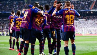 Barcelona hailed as champions-elect after defeating Real Madrid 1-0