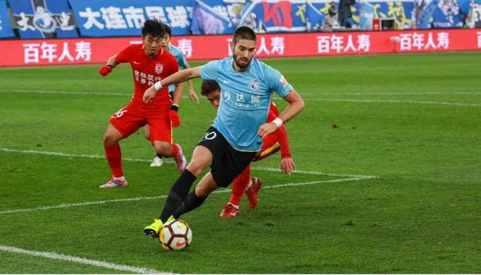 Dalian Yifang winger Yannick Carrasco's late goal earns 1-1 draw against Henan Jianye