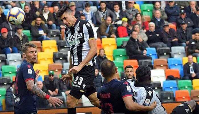 Serie-A: Udinese snatch late 2-1 win in key relegation clash against Bologna