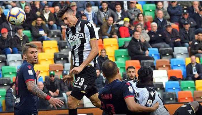 Serie-A: Udinese snatch late 2-1 win in key relegation clash against Bologna Serie-A: Udinese snatch late 2-1 win in key relegation clash against Bologna