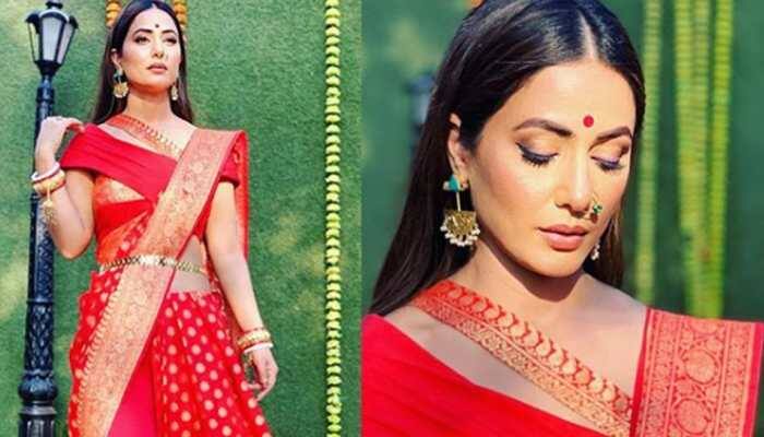 Hina Khan's ethnic look will make you go weak in the knees—Pics
