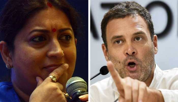 Rahul Gandhi scared of Amethi's development, says Smriti Irani; slams Congress chief for saying PM Modi 'lied'
