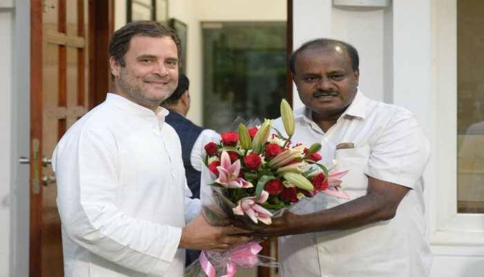 Congress, JD(S) hold second round of talks on seat sharing for Lok Sabha poll