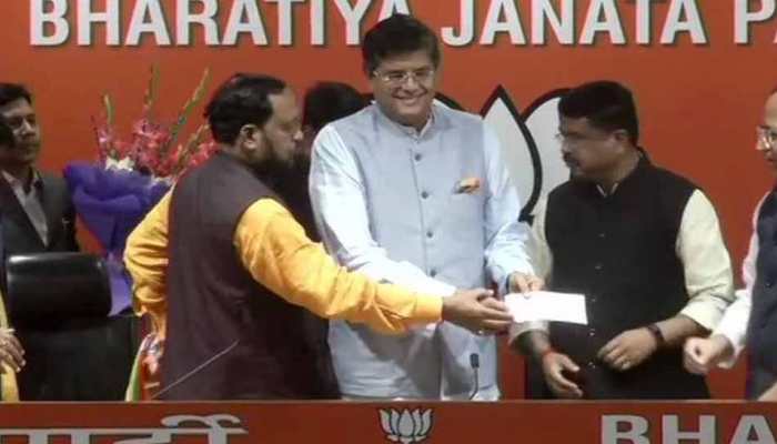 Former BJD MP Baijayant Panda joins BJP