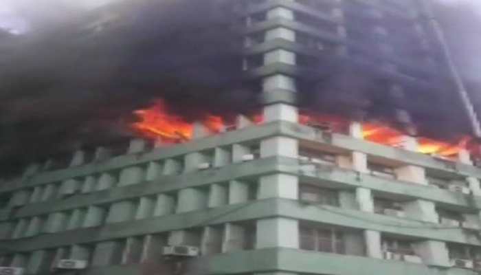 Delhi&#039;s CGO Complex fire under control; CISF personnel dead