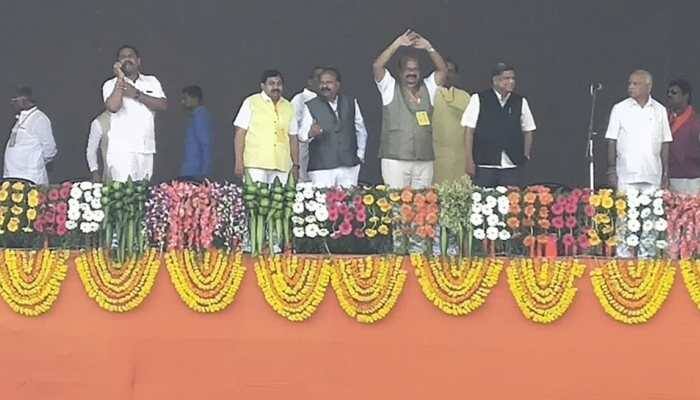 Rebel Congress MLA Umesh Jadhav joins BJP, likely to take on Mallikarjun Kharge in Lok Sabha election