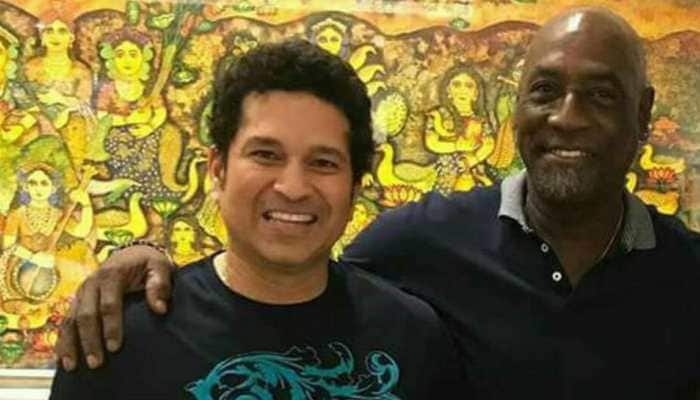  Sachin Tendulkar extends birthday greetings to his &#039;batting hero&#039; Viv Richards 