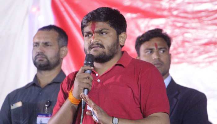 Patel quota agitation leader Hardik Patel&#039;s SUV hits biker in Rajkot, case registered 