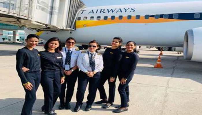 Jet Airways operates all-women crew flights on International Women&#039;s Day