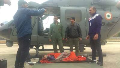Cold waves continue to sweep Himachal Pradesh; IAF airlifts over 50 people from Lahaul-Spiti