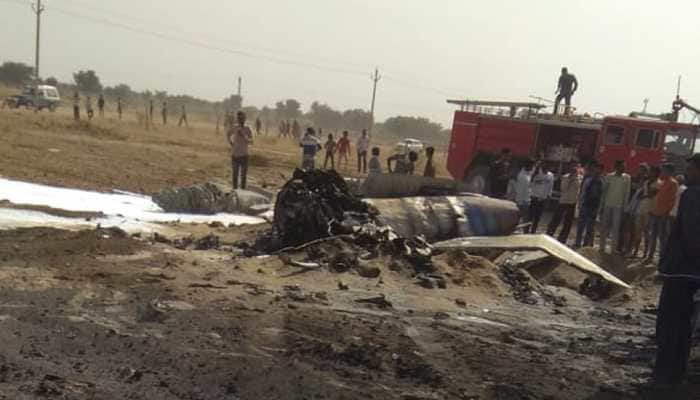 MiG-21 crashes near Rajasthan&#039;s Bikaner; pilot ejects safely