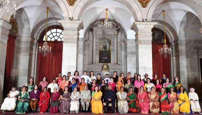 President Ram Nath Kovind honours 44 women of excellence with Nari Shakti Puraskar on International Women's Day