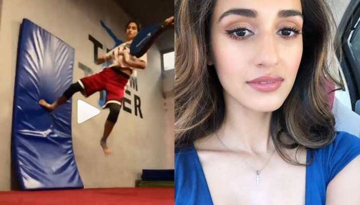 This video of Disha Patani performing wall kick will blow your mind—Watch