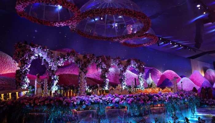 Inside videos of Akash Ambani-Shloka Mehta's extravagant wedding venue out-Watch