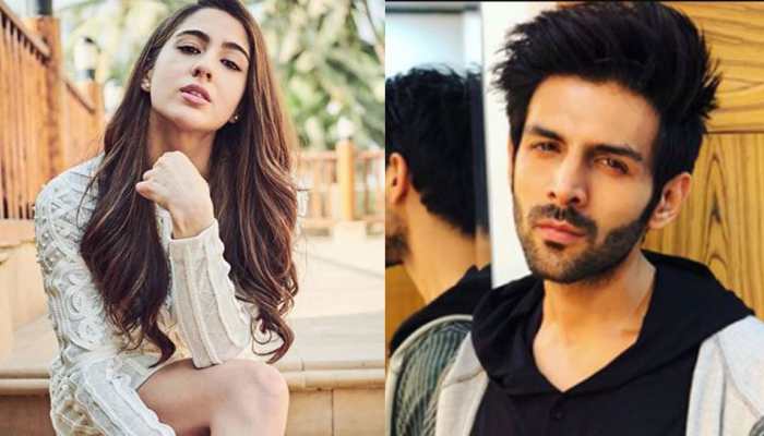 Sara Ali Khan-Kartik Aryan&#039;s pic from the sets of Love Aaj Kal 2 goes viral-See pic