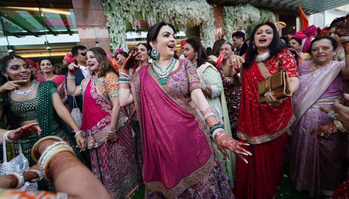 Nita Ambani's classical dance on Krishna Bhajan at son Akash Ambani's wedding celebrations is unmissable—Watch