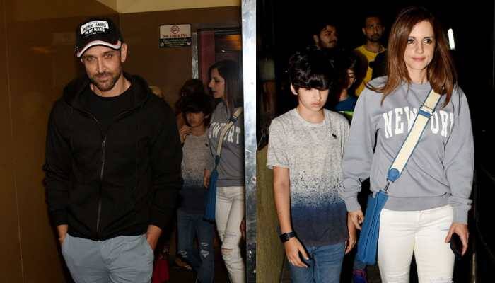 Hrithik Roshan enjoys movie time with Sussanne Khan and kids—See pics