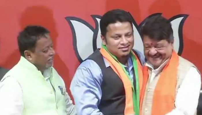 Expelled TMC MP Anupam Hazra joins BJP