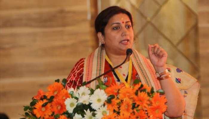 Smriti Irani questions Gandhi family's link to Rafale deal, land scam cases