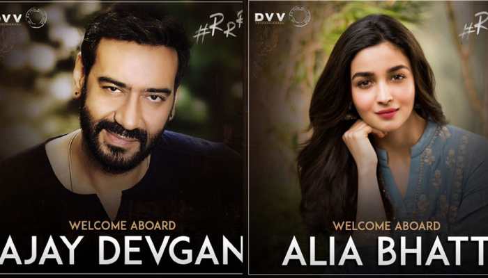 Confirmed! Alia Bhatt, Ajay Devgn in SS Rajamouli&#039;s &#039;#RRR&#039;; first look poster out