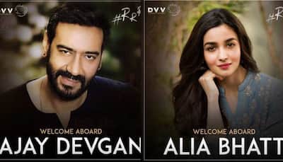 Confirmed! Alia Bhatt, Ajay Devgn in SS Rajamouli's '#RRR'; first look poster out