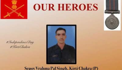 Sepoy Vrahma Pal Singh awarded Kriti Chakra posthumously by President Ram Nath Kovind