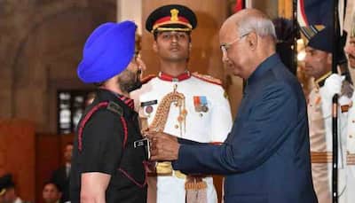 President Ram Nath Kovind presents Shaurya Chakra to 15 armed forces personnel