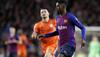 Barcelona rule injured forward Ousmane Dembele out for up to four weeks