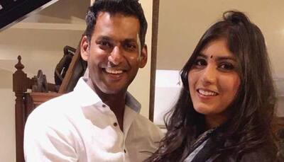 Actors Vishal and Anisha get engaged, pics are too cute to miss!