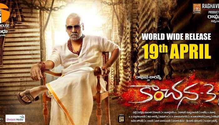  Telugu horror-comedy film Kanchana 3 to release on April 19