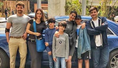 Sonali Bendre enjoys Sunday brunch with husband Goldie Behl, BFF Sussanne Khan and Hrithik Roshan—Pic