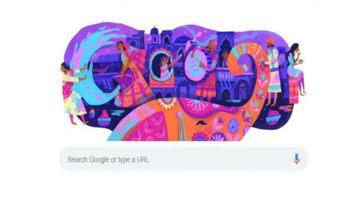 Happy Holi: Google marks festival of colours with doodle Happy Holi: Google marks festival of colours with doodle