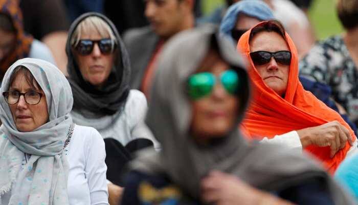 New Zealand women don headscarves to support Muslims after shootings