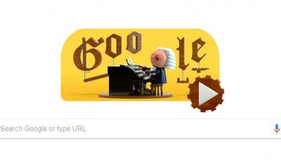 Google celebrates musician Johann Christian Bach with AI-powered doodle
