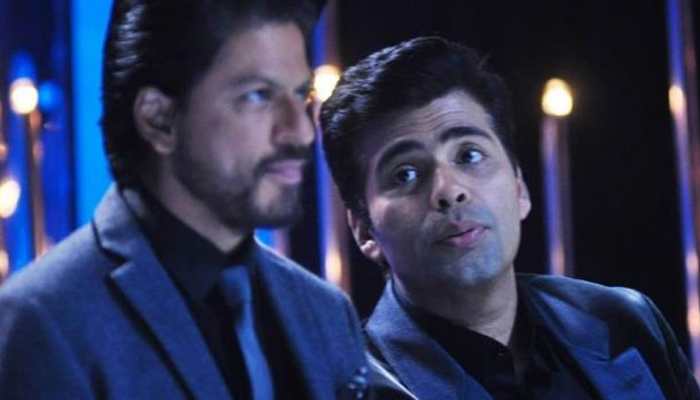 Shah Rukh Khan comes to Karan Johar&#039;s rescue, blames &#039;Twitter&#039; gaffe on his &#039;fat fingers&#039;