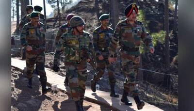 Army Commander Lieutenant General Ranbir Singh reviews security situation at forward locations in Rajouri, Reasi Sectors
