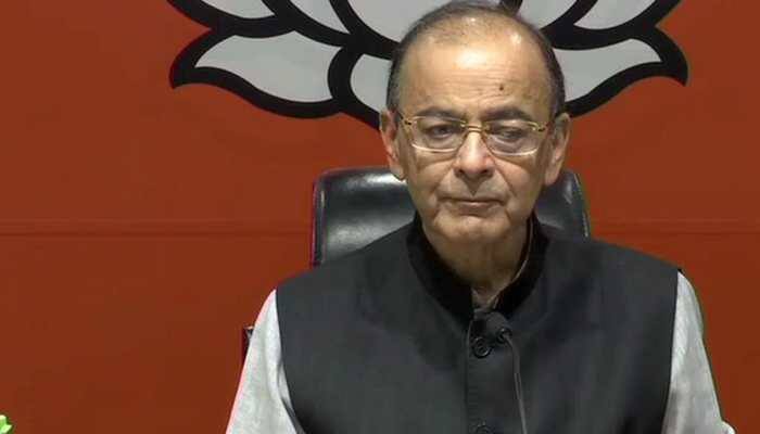 Arun Jaitley slams Congress, says party has history of doing politics over removing poverty