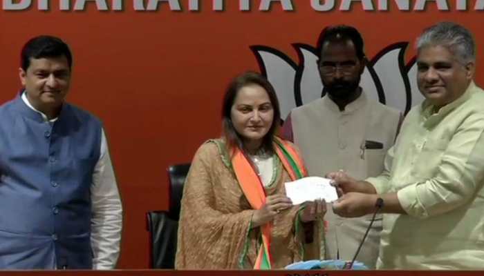 Veteran actor Jaya Prada joins BJP ahead of Lok Sabha 2019 election