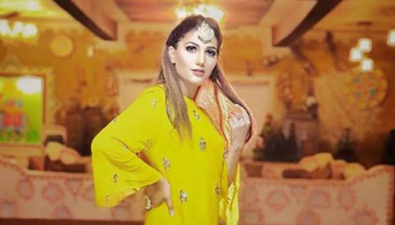 Sapna Chaudhari Xxx Hd Video - Sapna Choudhary looks her stylish best in a lycra ruffle drape sareeâ€”See  pics | People News | Zee News