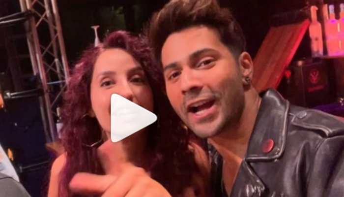 Nora Fatehi-Varun Dhawan's 'Street Dancer' fun in London gets a 'Tip Tip Barsa Pani' spin—Watch